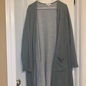 Lularoe Sage Green Sarah XL